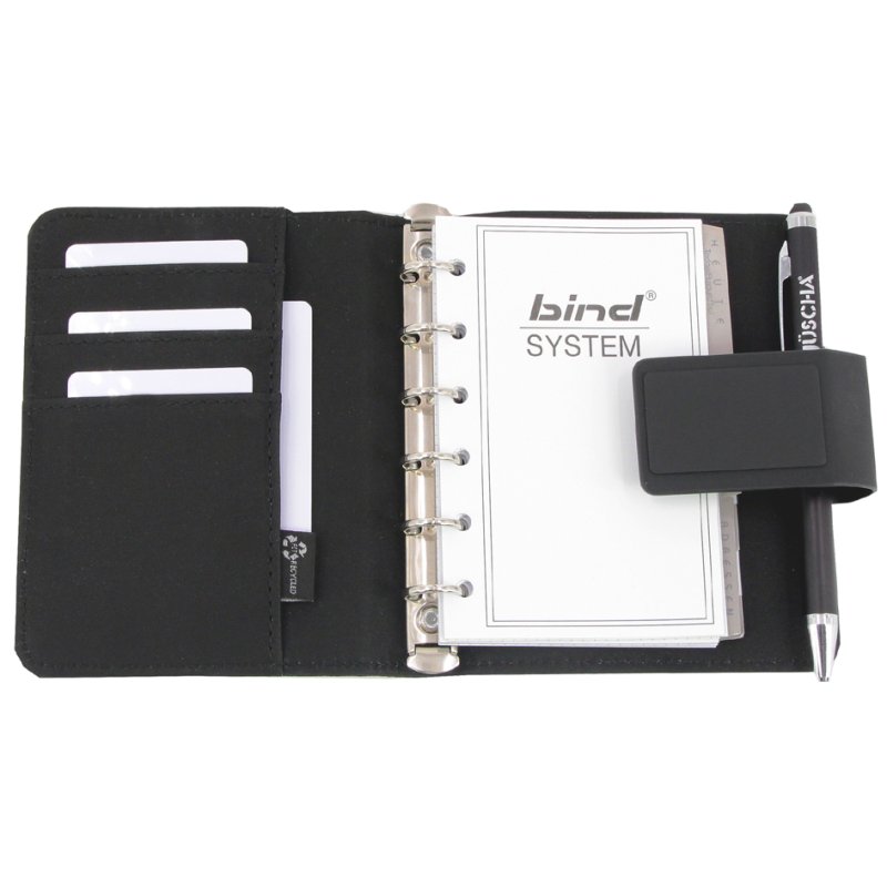 STOP weekplanner RPET CEBU, herbruikbaar, zwart, A7